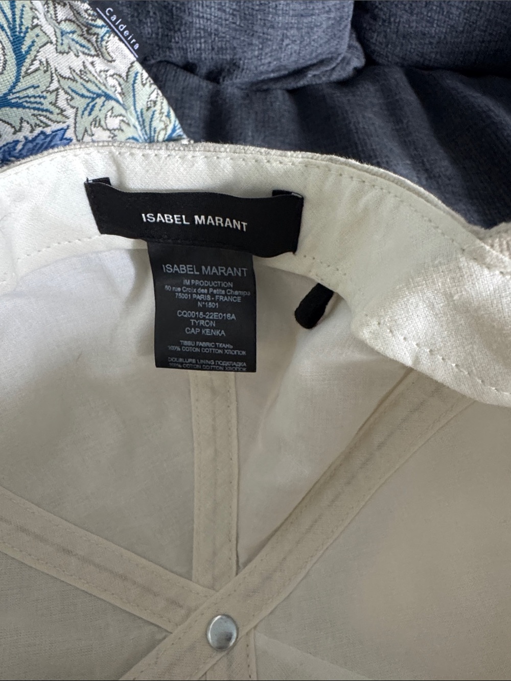 Isabel Marant Tyron Cap in Lilac - Picture 5 of 5